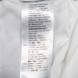 Pre Owned Gucci Brown Logo Jacquard Wide Leg Pants M