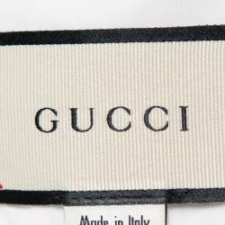 Pre Owned Gucci White Cotton Snake Embroidered Collar Duke Shirt L