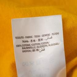 Gucci Yellow/Blue Tiger Print Cotton Crewneck T-Shirt S