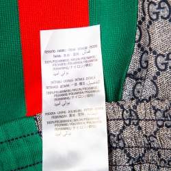 Gucci Beige Logo Printed Web Stripe Detail Joggers XL