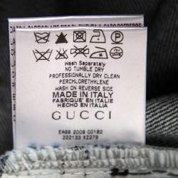 Gucci Indigo Dark Wash Denim Regular Fit Jeans M