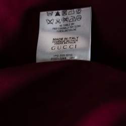 Gucci Tricolor Cotton Patch Pocket Skinny Fit Shirt M 