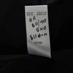 Pre Owned قميص غوتشي توكسيدو قطن أسود تفاصيل دبوس ثنية مقاس متوسط - ميديوم 