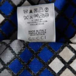 مملوكة مسبقًا Gucci Multicolored Patterned Cotton Short Sleeve Shirt M