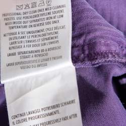 Pre Owned Gucci Purple Cotton New Short Chino Pants L 