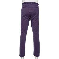 Pre Owned Gucci Purple Cotton New Short Chino Pants L 