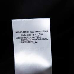 Pre Owned تي شيرت غوتشي قطن أسود طباعة فراولة نمط واسع مقاس صغير - سمول