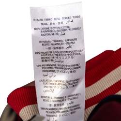 Pre Owned جاكيت غوتشي جي جي جاكار أزرق كحلي قطن مضلع مقاس كبير جدًا - إكس لارج