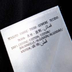 مملوكة مسبقًا Gucci Black Logo Printed Cotton Short Sleeve T-Shirt M