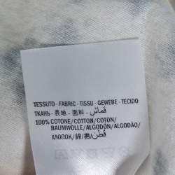 Pre Owned Gucci Multicolored Tie-Dye Logo Printed Cotton Short Sleeve T-Shirt L