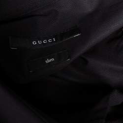 مملوكة مسبقًا Gucci Black Cotton Button Front Slim Fit Shirt XXL