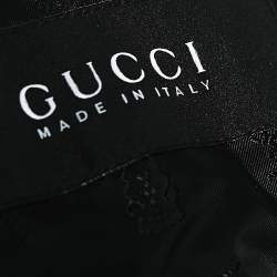 Gucci Black Wool Double Breasted Coat S
