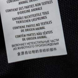 Gucci Black Cotton Pique Embroidered Collar Detailed Polo T-Shirt L
