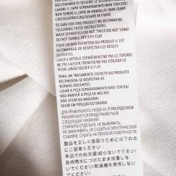 Gucci White Cotton Pique Logo Patch Detail Polo T-Shirt L