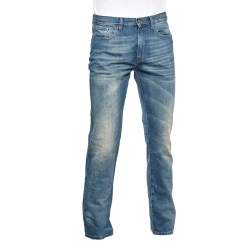 Gucci Blue Denim Straight Leg Jeans L