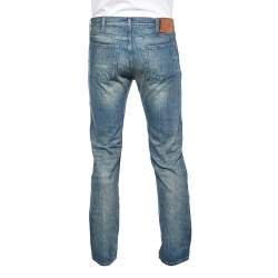 Gucci Blue Denim Straight Leg Jeans L