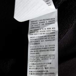 Gucci Black Cotton Blind for Love Tiger Patch Hoodie XS