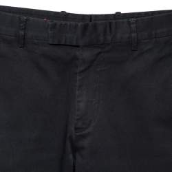 Gucci Dark Blue Cotton Chino Pants XS