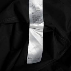 مملوكة مسبقًا Gucci Black Cotton Button Front Slim Fit Shirt M