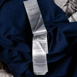 مملوكة مسبقًا Gucci Blue GG Logo Printed Cotton Short Sleeve T-Shirt M