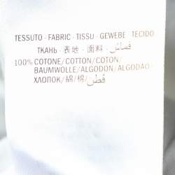 Gucci White Cotton Logo Printed Crewneck T-Shirt M