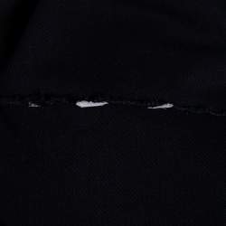 Gucci Navy Blue Cotton Pique GG Embroidered Polo T-Shirt XL