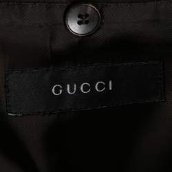 Gucci Brown Wool Suit M