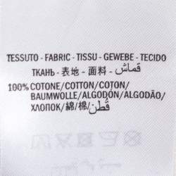 Pre Owned Gucci Black Cotton Bat Invite Printed Short Sleeve T-Shirt S