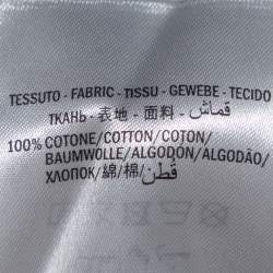 Pre Owned Gucci Off White Cotton Tiger Sprovveduta Età Printed Short Sleeve T-Shirt S