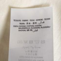 مملوكة مسبقًا Gucci Cream Cotton Logo and Cities Printed Crewneck Short Sleeves T-Shirt S