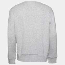 Gucci Grey Knit Privilegium Perpetuum Crew Neck Sweatshirt S