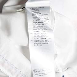 Gucci White Cotton Oxford Bowling Short Sleeve Shirt S