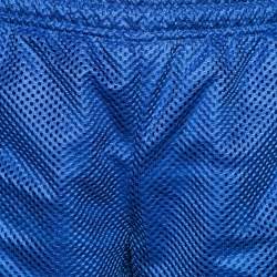 Gucci Blue Perforated Magnetismo Net Shorts M