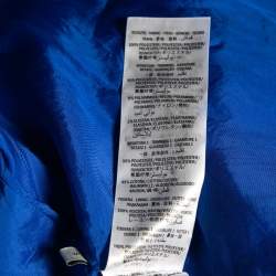 Gucci Blue Perforated Net Magnetismo Jacket S