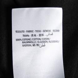 Gucci Black Cotton Logo Printed Crew Neck Short Sleeve T-Shirt L