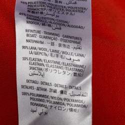 Pre Owned جاكيت غوتشي طرف شعار ماركة مخطط ويب جيرسيه برتقالي مقاس صغير ( سمول )