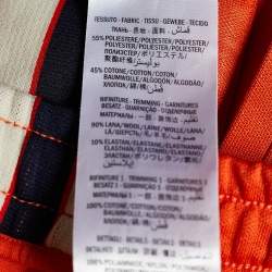 Gucci Orange Technical Jersey Web Stripe Track Pants