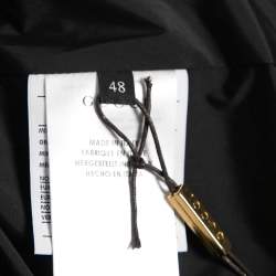 Gucci Black Synthetic Puffer Zip Jacket M