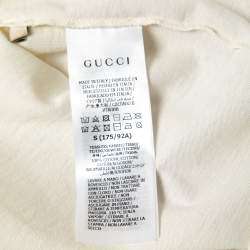 Gucci x The North Face Cream Logo Printed Cotton Oversized T-Shirt S