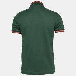 Pre Owned تي شيرت بولو غوتشي قطن مطرز نحل مقاس صغير - سمول