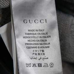 Pre Owned Gucci Blue Stone Washed Denim Dragon Embroidered Jeans S Waist 30