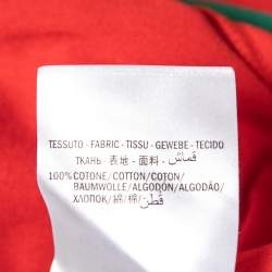 Gucci Red Logo Printed Crew Neck T-Shirt L