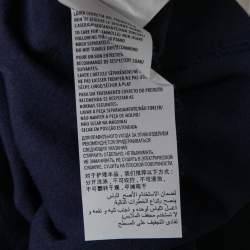 Gucci Blue Logo Printed Crew Neck T-Shirt L