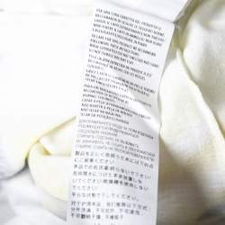 Gucci White Logo Print Cotton Tie Dye T-Shirt L