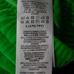Gucci Green Velor GG Embroidered Shorts L