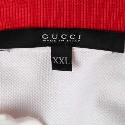 Gucci Tricolor Cotton Polo T-Shirt XXL