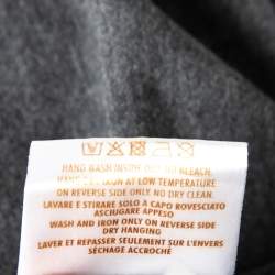 Pre Owned تي شيرت غوتشي قطن رصاصي نقشة جي جي رقبة مستديرة مقاس كبير جداً