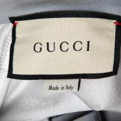 Gucci Grey Web Trim Stretch-Jersey Track Jacket M