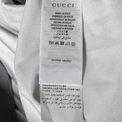 Gucci Grey Web Trim Stretch-Jersey Track Jacket M