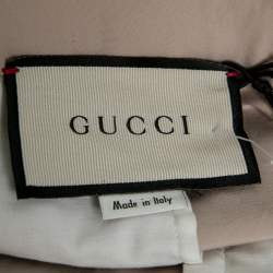 Gucci Beige Cotton Elastic Waist Trousers XL Waist 34" 